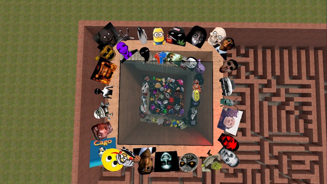Too Much Nico Nextbots and Nextbots in the Maze | Gmod