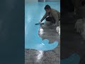 Epoxy floor construction🩵 #CGFF2026 #flooring #epoxy