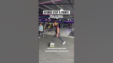 Afundo Step à Frente - Douglas Tavares #musculação #exercício #academia #emagrecer #afundo #gym