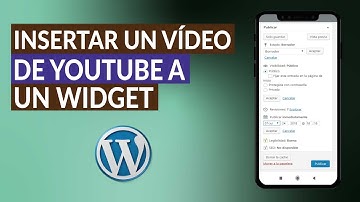 Cómo Agregar o Insertar un Video de YouTube a un Widget de WordPress - Fácil y Rápido