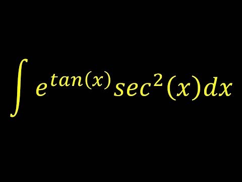 Integral of e^tan(x)*sec^2(x)