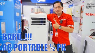 BARUUU!!!! AC PORTABLE 0,5 PK / ½ PK || AC Yang Bisa Kemana Saja || Full Unboxing  Setting  Review