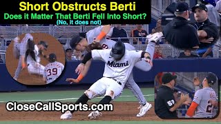 Tigers' Short Collides with Marlins' Berti During Rundown - Obstruction or Interference? Net Worth