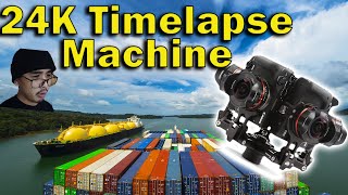 Building A $10,000 360° 24K Resolution Camera - Rain-Proof Timelapse Monster For At Sea