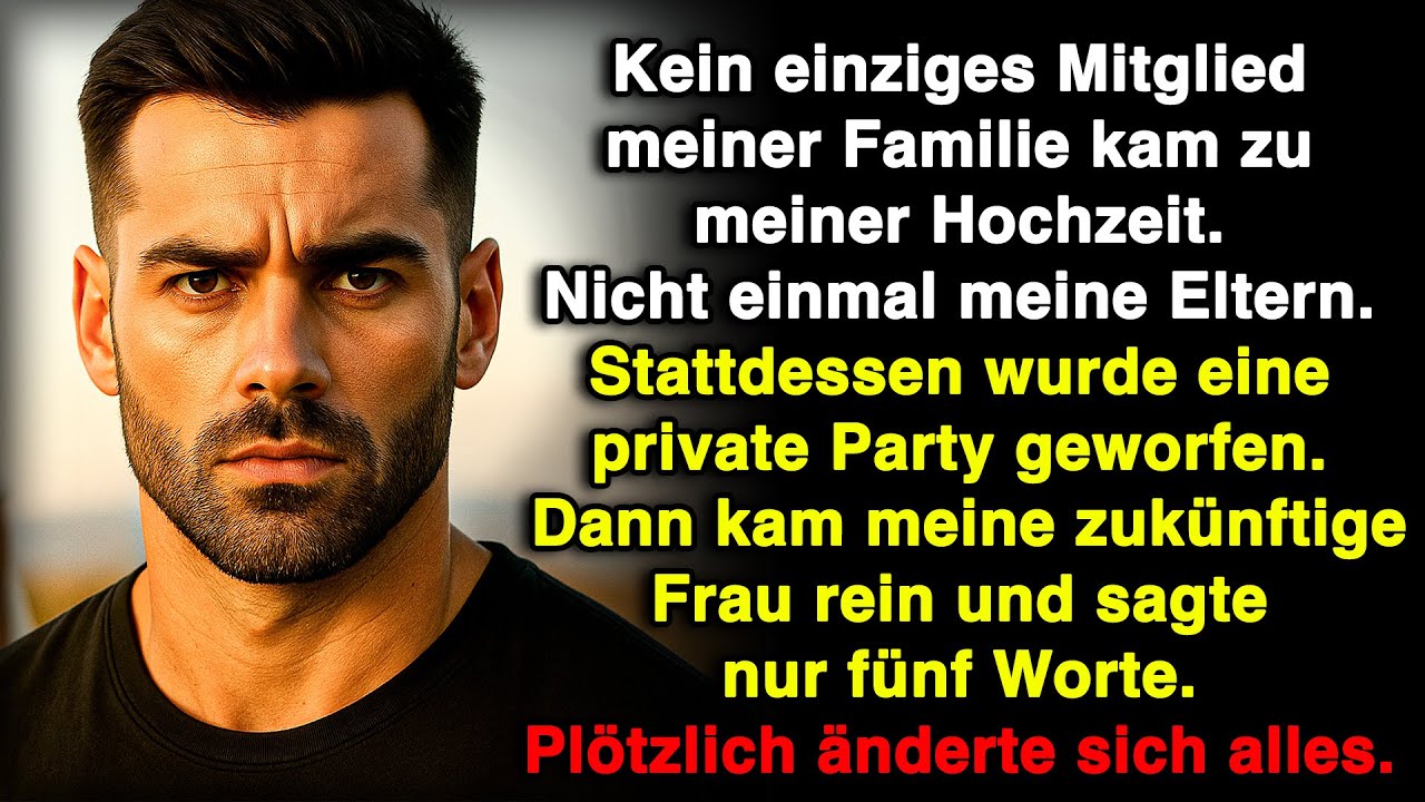 Zu meiner Hochzeit kam niemand – weder meine Eltern noch mein bester Freund. Aber sie wussten nicht…