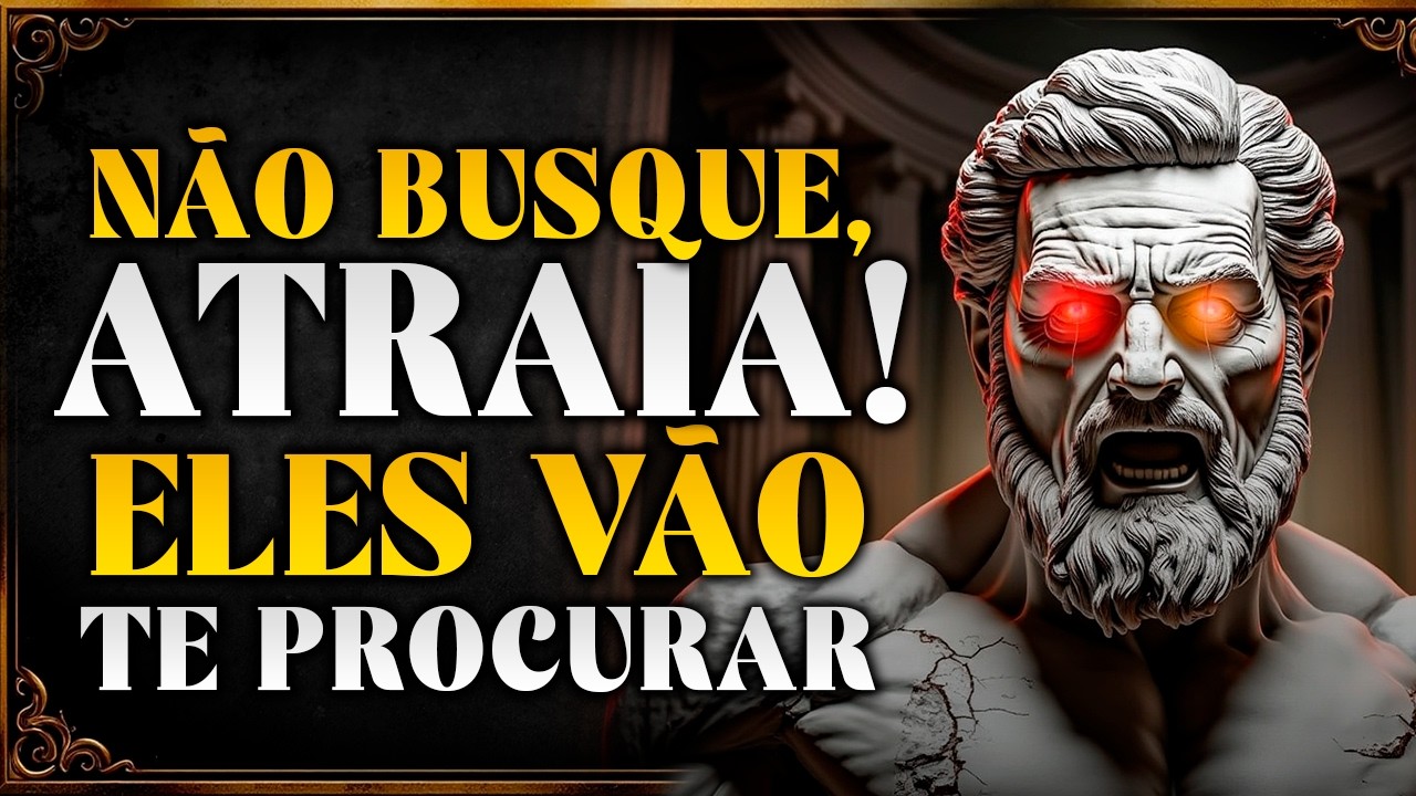 ATRAIA as PESSOAS CERTAS para o seu CAMINHO | ESTOICISMO 🏛️ - YouTube