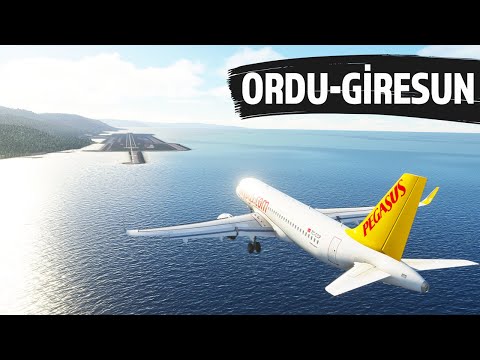 Ordu-Giresun Havalimanı'na İniş! Microsoft Flight Simulator (LTAC/LTCB)