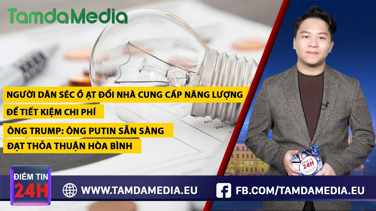 TamdaMedia | ĐIỂM TIN 24H - 15.01.2026 | Người dân Séc ồ ạt đổi nhà cung cấp năng lượng để tiết kiệm