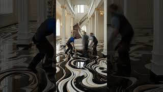 Ultra Gloss Epoxy Floor That Looks Like Melted Marble🔥