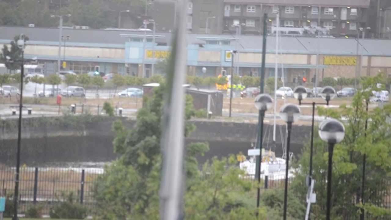 Thunderstorm Greenock 25 07 2013