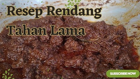 RESEP RENDANG ASLI PADANG YANG TAHAN 1 BULAN UNTUK PUASA DAN LEBARAN