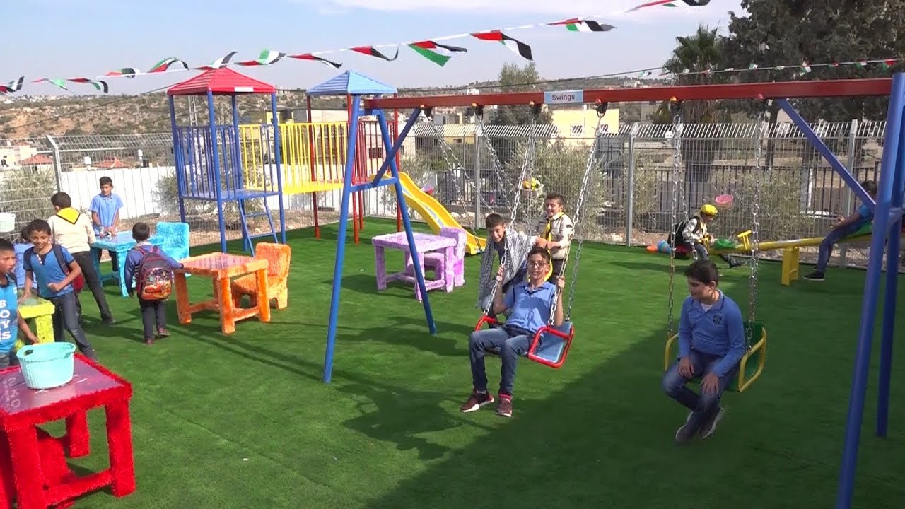 افتتاح الحديقة العلمية في مدرسة كفر جمال الأساسية