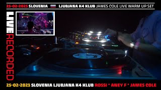 James Cole live warm up before Rossi at K4 Club Ljubjana