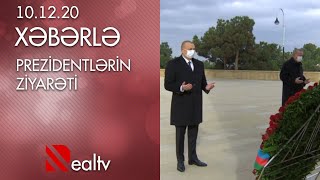 İlham Əliyev Və Rəcəb Tayyib Ərdoğan Şəhidlər Xiyabanı Və Fəxri Xiyabanda Olublar