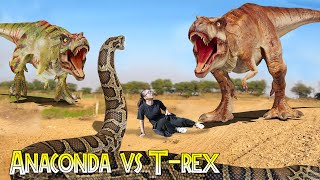 Most Dramatic Hollywood movies (2023) | Dinosaur Vs Anaconda | T-rex Attack | dinosaur | Ms.sandy