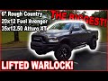 WHEEL + TIRE SET UP REVEAL! 2019 RAM WARLOCK! | BIGGEST 2WD | 6" lift | 20x12 | 35x12.50 |