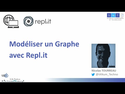 Modéliser un graphe avec Repl.it en Python