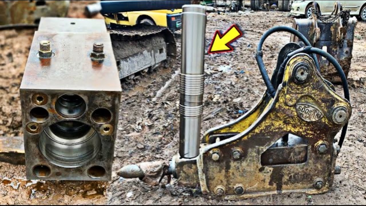 Soosan No.7 Corean Jack Hammer Pistom Repairing || How To Repair Corean Jack Hammer Complete Process