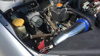 インプレッサ　吸気音　汎用エアクリーナー　社外剥き出しエアクリ