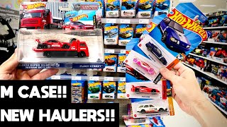I FOUND THE NEW 2022 HOT WHEELS M CASE!! MORE K REDS!! NEW LIBERTY WALK TEAM TRANSPORT NISSAN GTR!!