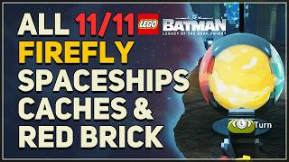 All Spaceships, WayneTech Caches and Red Brick — Knight at the Museum (Firefly) 100% — LEGO Batman