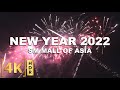 Welcoming The Year 2022 at MOA Complex - SM By The Bay | 4K HDR | Fireworks Display | Philippines