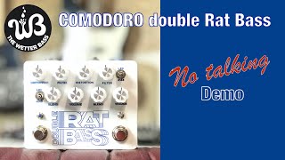 2 bass Rats in one pedal!!! No talking version of the Comodoro double Rat  Bass review.