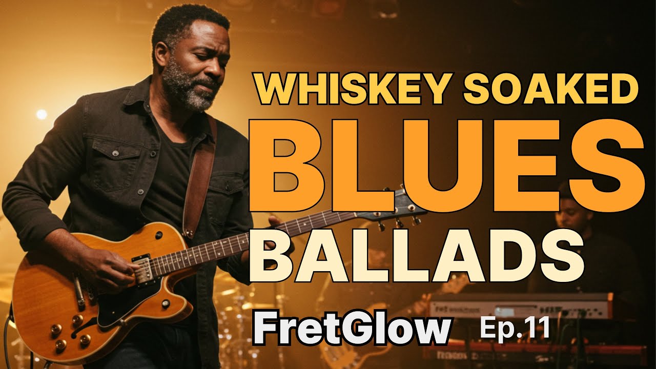 🎸FretGlow - Whiskey-Soaked Blues Ballads: Ep.11 | 20 Original Blues Ballads