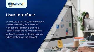 Elearning Course Design And Development | Crux IT