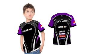 T-Shirt Kaos Anak Unisex Esports Gamers Free Fire Art 9 screenshot 3