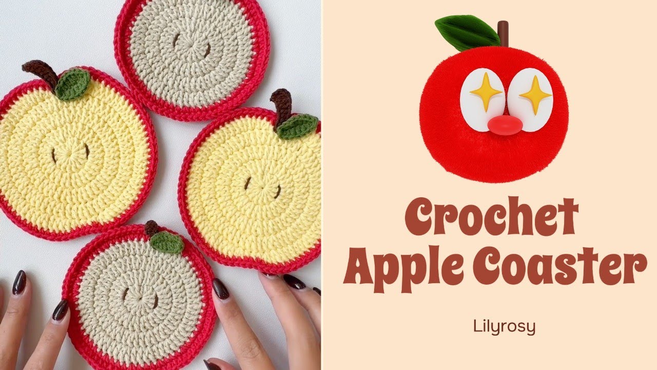 🎄 Quick & Easy Christmas Crochet! 10-Minute Coaster Tutorial | Perfect Holiday Gift 🎁