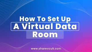 Information How To Set Up A Virtual Data Room Update