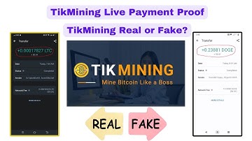 TikMining Payment Proof || Tik Mining real or fake? || LIVE PAYMENT