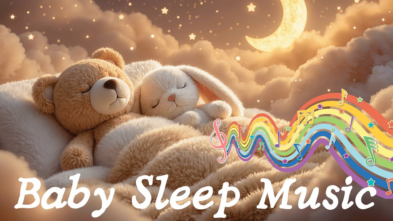 Sleep in 3 Minutes 💤 Mozart & Brahms Lullaby | Instant Relaxation Baby Sleep Music