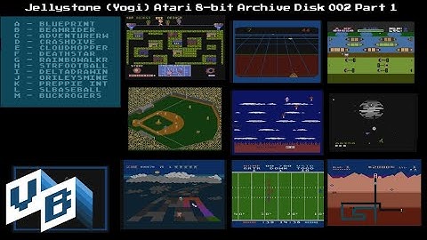 Jellystone (Yogi) BBS Atari 400/800/XL/XE Games Disk 002 Part 1 (13  games)