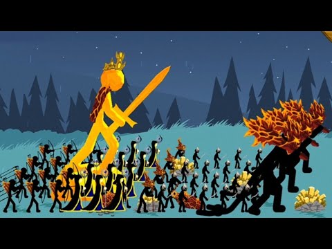 Stick War Legacy:Archer Lava,Meric,Magikill Lava,Giant Lava - YouTube