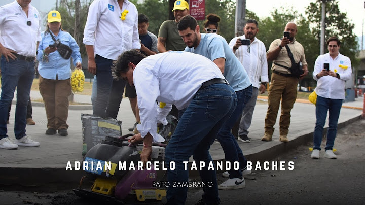 Adrián Marcelo y Pato Zambrano TAPANDO BACHES EN MONTERREY