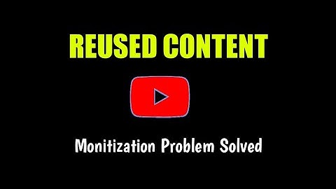 How To Reused Content Monitization Problem Solved | Tamil | Selva Tech