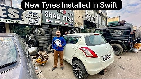 New Tyres Installed In Swift 😱 | *16 Inch Worth Rs-22000/- 😍 *IMPORTED*