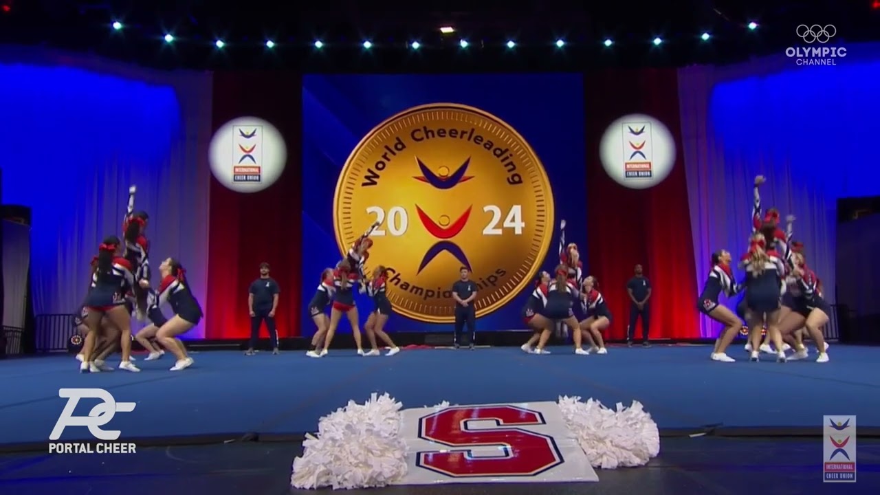 Team USA All Girl Premier ICU World Cheerleading Championship 2024 Finals