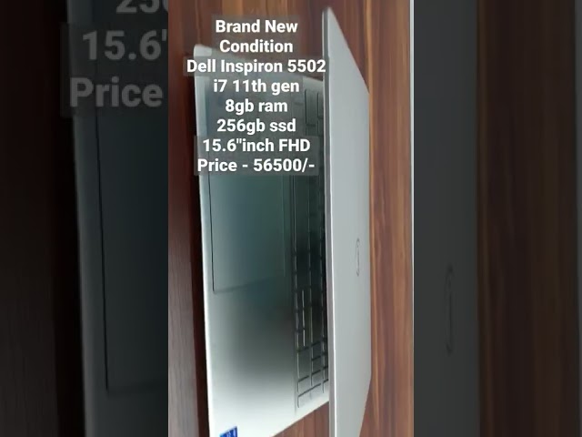Brand New Condition            Dell 5502 - i7 11th gen