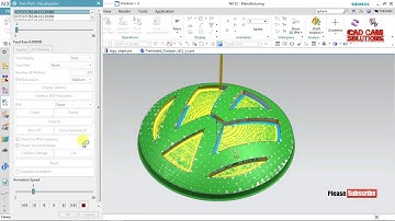 #NX CAM #VOLKSWAGON #SOLID PROFILE 3D #CONTOUR AREA