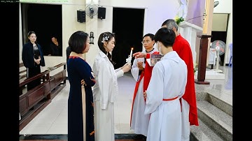 Lễ rửa tội và Thêm sức Maria Ngọc Anh & Phaolo Đức Huy  tại G.X Đồng Đăng Lạng Sơn