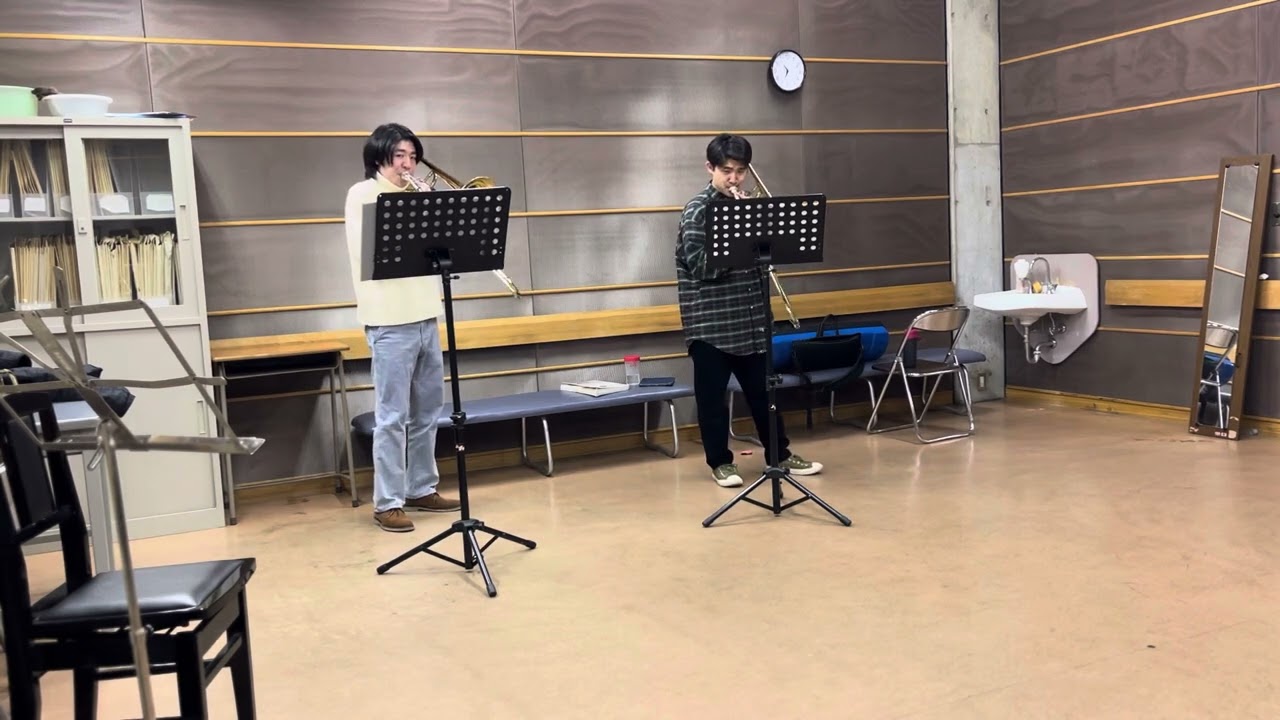 【Trombone Duo】Bourrée / W.F.Bach