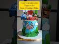 How to Make cake toppers for Non Fondant Cake#trending #cake #explore #like #youtubeshorts #shorts