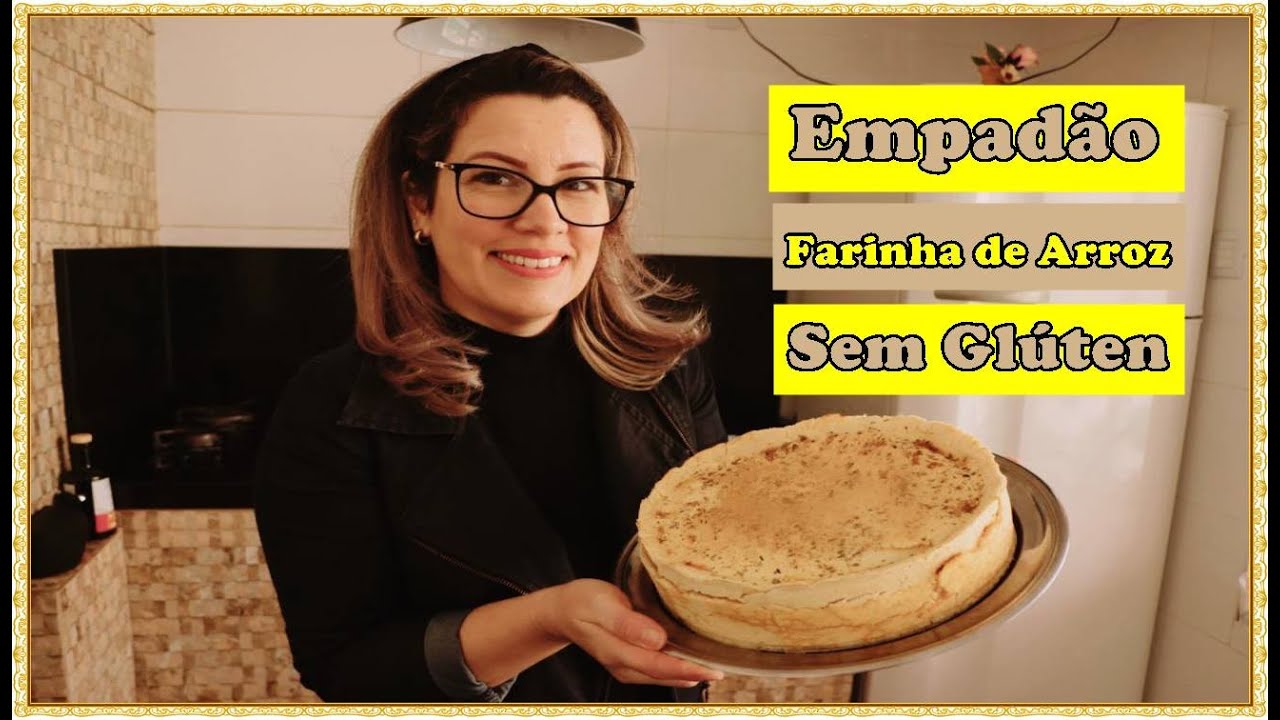 MASSA DE EMPADÃO SEM GLÚTEN COM FARINHA DE ARROZ
