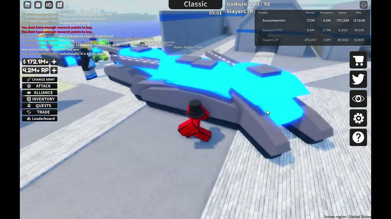 buying-the-heavy-railgun-tank-in-noob-army-tycoon-roblox-youtube