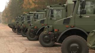 Lietuvos kariuomenėje nauji UNIMOG U5000 / New UNIMOG U5000s in service for Lithuanian Armed Forces