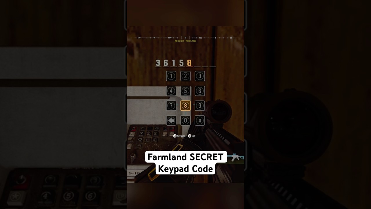 Warzone Verdansk *SECRET* Farmland Keypad Code 