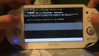 PS Vita: Hello World for Firmware 3.30